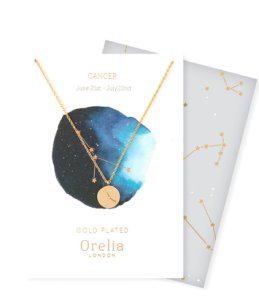 Orelia-Necklaces - Ketting Sterrenbeeld Kreeft - Gold-coloured
