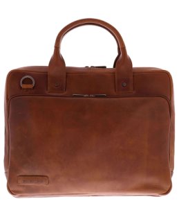 Plevier-Laptop Shoulder Bags - Laptop Bag 852 15.6 Inch - Brown