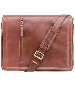 Visconti-Laptop Shoulder Bags - Enzo - Brown