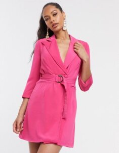 4th & Reckless mini blazer dress in pink