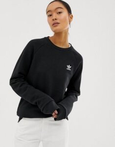 Adidas Originals Essential crew neck sweatshirt in black