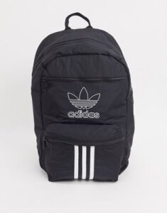 adidas Originals spirit backpack with 3 stripes in black