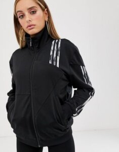 Adidas Originals x Danielle Cathari deconstructed Firebird track jacket in black
