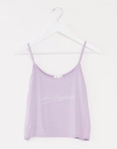 Adolescent Clothing lazy perfectionist cami short set-Purple