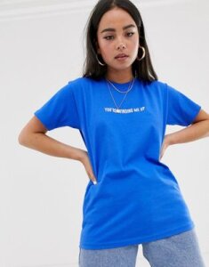 Adolescent Clothing you're winding me up t-shirt-Blue