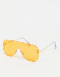 AJ Morgan sheild sunglasses-Orange