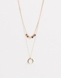 ALDO Clidemia layering necklace in gold