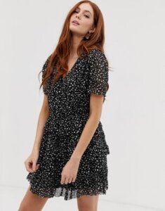 AllSaints Illia Pippa mini dress-Black