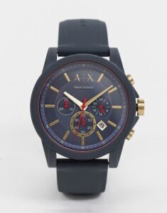 Armani Exchange outerbanks silicone watch AX1335-Grey