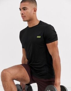 ASOS 4505 icon training t-shirt with quick dry in black-Multi