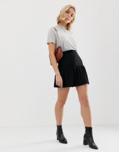 ASOS DESIGN bubble mini skirt in texture-Black