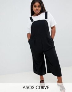 ASOS DESIGN Curve overall with pocket detail-Black