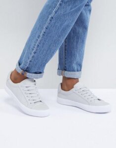 ASOS DESIGN Devlin Lace Up Sneakers-Gray