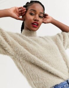 ASOS DESIGN fluffy oversized sweater-Multi