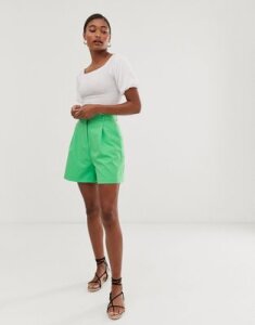 ASOS DESIGN mom shorts in green