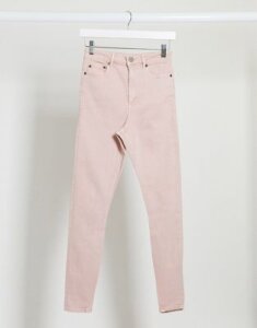 ASOS DESIGN Ridley High waist Skinny jeans in rose-Red
