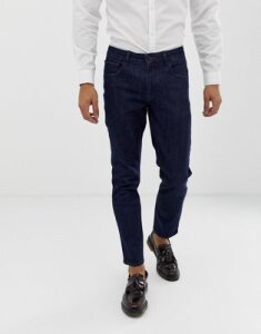 ASOS DESIGN slim smart jeans in indigo-Blue