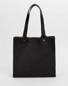 ASOS DESIGN square shopper bag-Blue