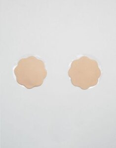 ASOS DESIGN stick on re-usable nipple covers-Beige