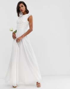 ASOS EDITION embellished bodice wedding dress-White