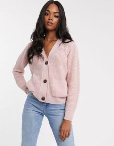 b.Young knit cardigan-Pink
