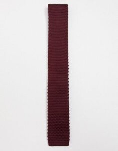 Ben Sherman knitted tie-Red