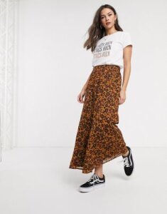 Blend She skirt in leopard-Multi