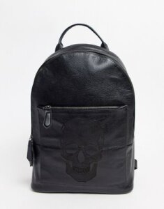 Bolongaro Trevor embossed skull backpack-Black