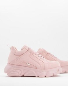 Buffalo Corin low platform sneakers in pink