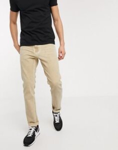 Calvin Klein slim comfort jeans in bronx light-Tan