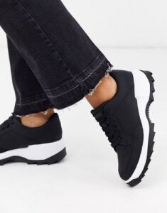 Camper Helix lace chunky sole sneakers in black