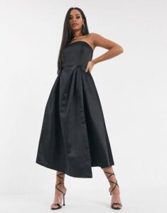 Closet strapless dress-Black