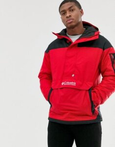 Columbia Challenger pullover jacket in red