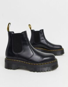 Dr Martens 2976 quad platform chelsea boots in black