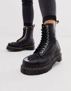 Dr Martens 8761 BXB leather ankle boots in black
