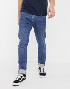 Edwin ED85 skinny fit jeans in washed blue denim