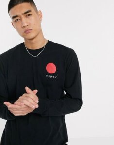 Edwin Japanese Sun long sleeve t-shirt in black