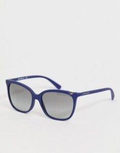 Emporio Armani square sunglasses in navy-Blue