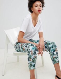 Esprit Tropical Printed Sweatpants-Multi