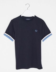 Fred Perry bold tipped t-shirt in navy