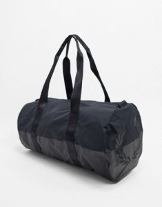 Fred Perry nylon barrel bag-Black