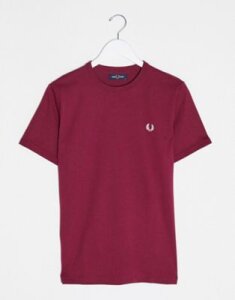 Fred Perry ringer t-shirt in red