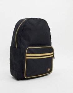 Fred Perry twin tipped backpack in black