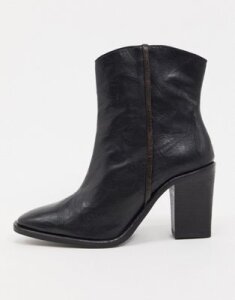 Free People Barclay western ankle boots in black