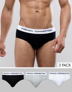 French Connection 3 Pack Briefs-Multi