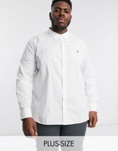French Connection Essentials Plus oxford shirt in white