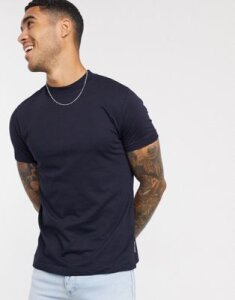 French Connection turtle high neck t-shirtin navy