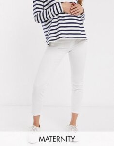 GeBe Maternity supersoft skinny jeans-White