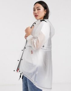 Hunter original raincoat in white