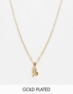 Image Gang Capricorn star sign necklace in 18K gold plate
